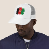 Afghaanse vlag trucker pet (In situ)