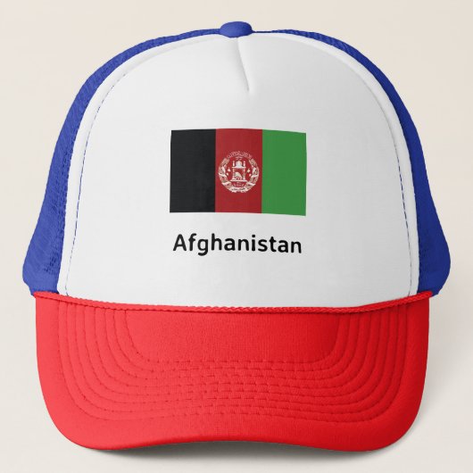 Afghaanse vlag trucker pet (Voorkant)