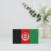 Afghaanse vlag visitekaartje (Staand voorkant)