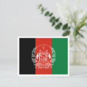 Afghaanse vlag, vlag van Afghanistan Briefkaart (Staand voorkant)