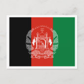 Afghaanse vlag, vlag van Afghanistan Briefkaart (Voorkant)