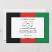 Afghaanse vlag, vlag van Afghanistan bruiloft Kaart (Voorkant)