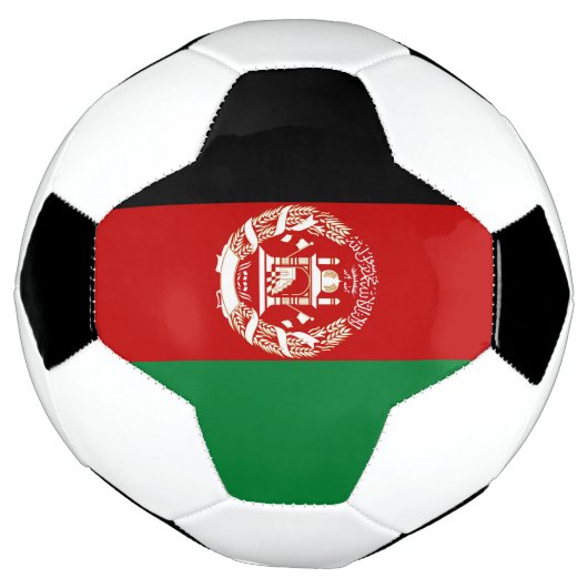 Afghaanse vlag voetbal (Gedraaid)