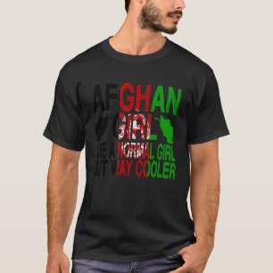 Afghaanse vlag voor meisje t-shirt