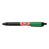 Afghaanse vlag zwarte inkt pen (Bodem)