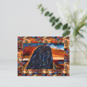Afghaanse windhond briefkaart
