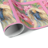 Afghaanse windhond cadeaupapier (Rol Hoek)