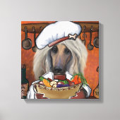 Afghaanse windhond canvas afdruk (Voorkant)