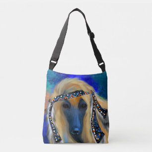 Afghaanse windhond crossbody tas