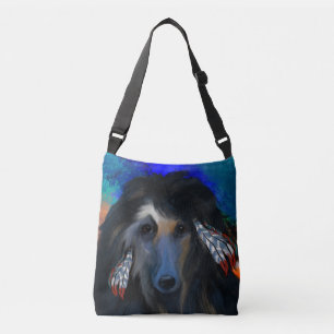Afghaanse windhond crossbody tas