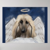 Afghaanse windhond engel poster (Voorkant)
