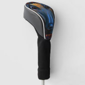 Afghaanse windhond golfheadcover (Schuin)