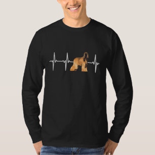 Afghaanse Windhond Hartslag Houd Van Mijn Hond T-shirt