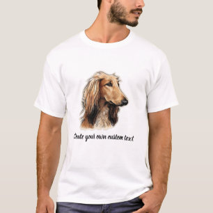 Afghaanse windhond Honden Maak je eigen aangepaste T-shirt