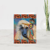 Afghaanse windhond      kaart (Voorkant)