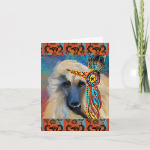 Afghaanse windhond kaart