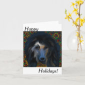 Afghaanse windhond      kaart (Gele Bloem)