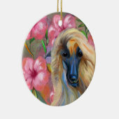 Afghaanse windhond    keramisch ornament (Rechts)