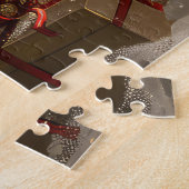 Afghaanse Windhond Kerst Feestelijk Legpuzzel (Zijkant)