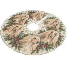 Afghaanse windhond kerstkrans