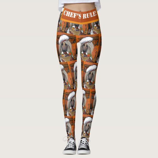 Afghaanse windhond leggings (Voorkant)