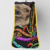 Afghaanse windhond Mexico Golfheadcover (Draai 90)