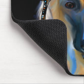 Afghaanse windhond muismat (Hoek)