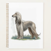 Afghaanse windhond planner (Voorkant)