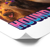 Afghaanse windhond poster (Hoek)