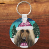 Afghaanse windhond sleutelhanger (Voorkant)
