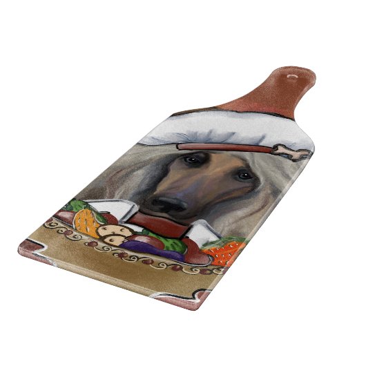 Afghaanse windhond snijplank (Hoek)