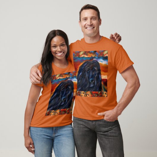 Afghaanse windhond   t-shirt (Unisex)