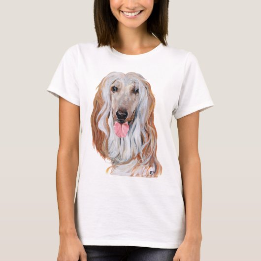 Afghaanse windhond t-shirt (Voorkant)