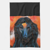 Afghaanse windhond theedoek (Verticaal)