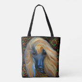 Afghaanse windhond    tote bag (Achterkant)