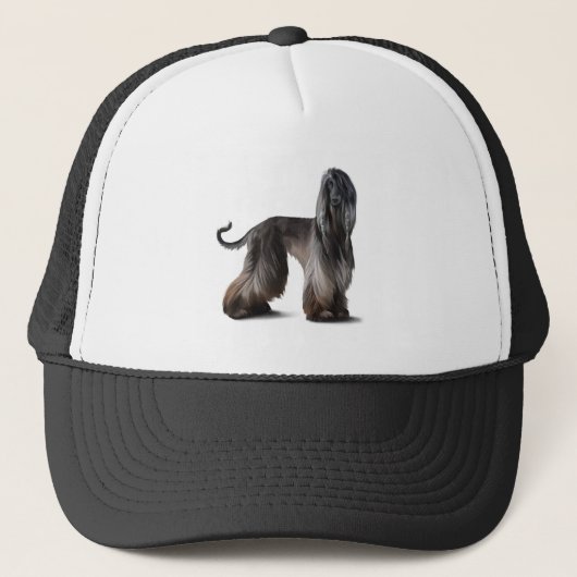 Afghaanse windhond trucker pet (Voorkant)