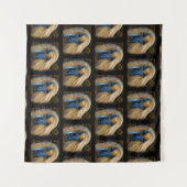 Afghaanse windhond wandkleed (Voorkant (horizontaal))