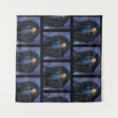 Afghaanse windhond wandkleed (Voorkant (horizontaal))