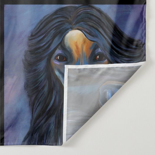 Afghaanse windhond wandkleed (Detail)
