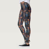 Afghaanse windhond Zuidwesterse Kunst Leggings (Links)