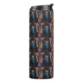 Afghaanse windhond  Zuidwesterse  Kunst Thermosbeker (Gedraaid links)