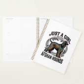 Afghaanse windhondliefhebber vintage hond moeder s planner (Display)
