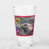 "Afghan Combat Veteran" - 82nd Airborne Division Glas (Voorkant)