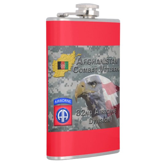 "Afghan Combat Veteran" - 82nd Airborne Division Heupfles (Rechts)