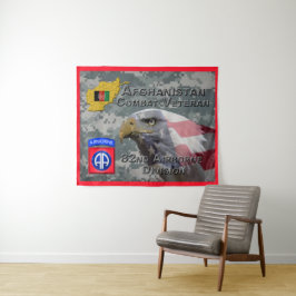 "Afghan Combat Veteran" - 82nd Airborne Division Wandkleed