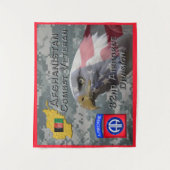 "Afghan Combat Veteran" - 82nd Airborne Division Wandkleed (Voorkant)