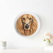 Afghan Hound 3D geïnspireerd Grote Klok (Huis)