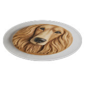 Afghan Hound 3D geïnspireerd Snijplank (Hoek)