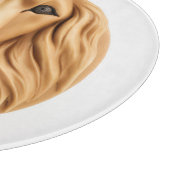 Afghan Hound 3D geïnspireerd Snijplank (Hoek)