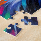 Afghan Hound Acryl Print | Kleurrijk | Levendig Legpuzzel (Zijkant)